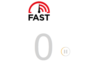 fast.comの測定開始画面